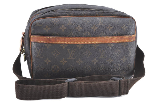 Auth Louis Vuitton Monogram Reporter PM Shoulder Cross Body Bag M45254 LV H9968