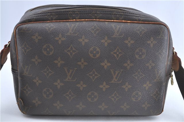 Auth Louis Vuitton Monogram Reporter PM Shoulder Cross Body Bag M45254 LV H9968