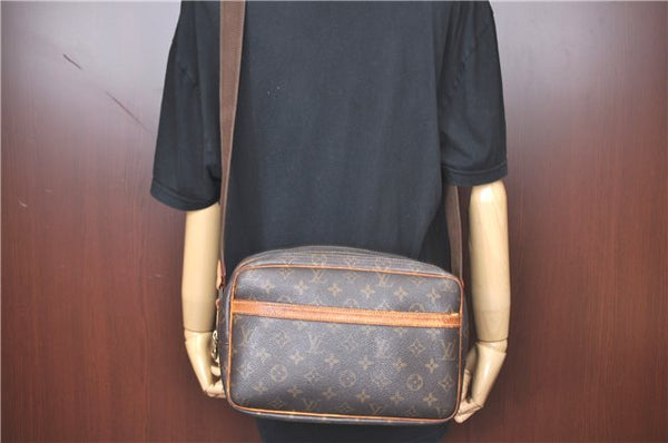 Auth Louis Vuitton Monogram Reporter PM Shoulder Cross Body Bag M45254 LV H9968