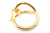 Authentic HERMES Scarf Ring Jumbo Gold Tone H9984