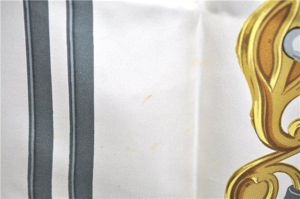Authentic HERMES Carre 90 Scarf "BRIDES de GALA" Silk Red H9986