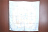 Authentic HERMES Carre 90 Scarf "LES RUBANS DU CHEVAL" Silk Light Blue H9987