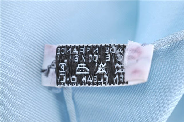 Authentic HERMES Carre 90 Scarf "LES RUBANS DU CHEVAL" Silk Light Blue H9987