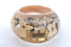 Authentic Louis Vuitton Uncle John Ring Size 15 Beige M65310 LV H9988