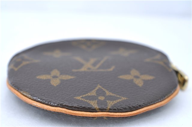 Authentic Louis Vuitton Monogram Porte Monnaie Rond Coin Case M61926 LV H9991