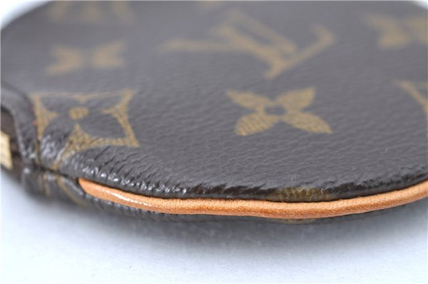 Authentic Louis Vuitton Monogram Porte Monnaie Rond Coin Case M61926 LV H9991
