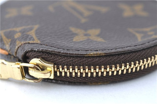 Authentic Louis Vuitton Monogram Porte Monnaie Rond Coin Case M61926 LV H9991