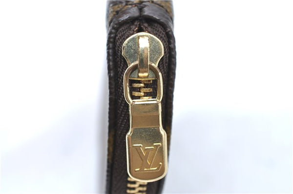 Authentic Louis Vuitton Monogram Porte Monnaie Rond Coin Case M61926 LV H9991