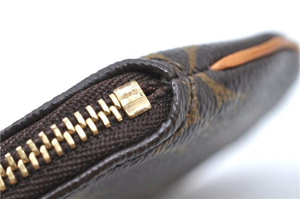 Authentic Louis Vuitton Monogram Porte Monnaie Rond Coin Case M61926 LV H9991