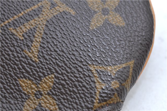Authentic Louis Vuitton Monogram Porte Monnaie Rond Coin Case M61926 LV H9991