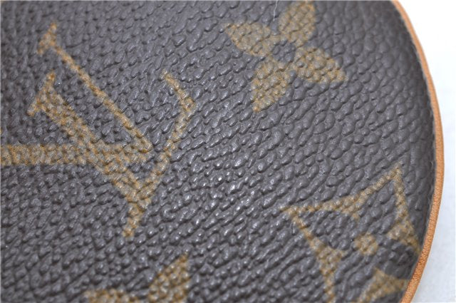 Authentic Louis Vuitton Monogram Porte Monnaie Rond Coin Case M61926 LV H9991