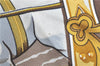 Authentic HERMES Carre 90 Scarf "La Vie a Cheval " Silk Brown H9992