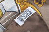 Authentic HERMES Carre 90 Scarf "La Vie a Cheval " Silk Brown H9992