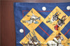 HERMES Petit Carre 40 Scarf Handkerchief Horse Racing Motif Silk Navy Box H9994