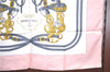Authentic HERMES Carre 90 Scarf "BRIDES de GALA" Silk Light Pink H9995