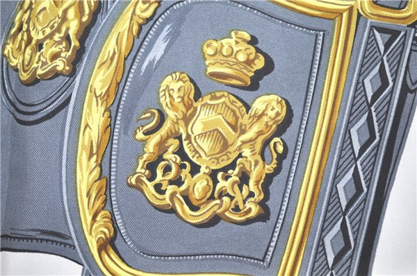 Authentic HERMES Carre 90 Scarf "BRIDES de GALA" Silk Light Pink H9995