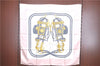 Authentic HERMES Carre 90 Scarf "BRIDES de GALA" Silk Light Pink H9995