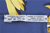 Authentic HERMES Carre 90 Scarf "LE MORS"ALACONETABLE"" Silk Navy Blue H9996