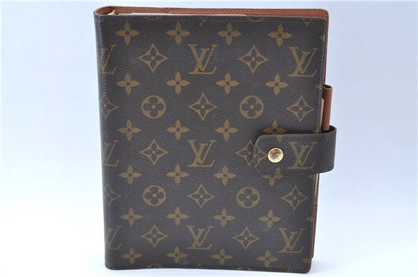 Authentic Louis Vuitton Monogram Agenda GM Day Planner Cover R20106 LV H9997