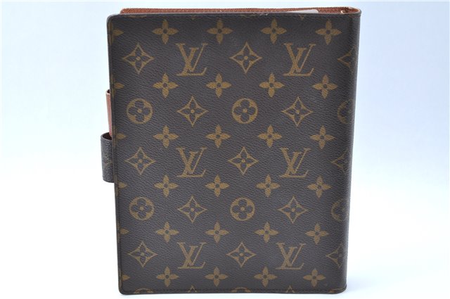 Authentic Louis Vuitton Monogram Agenda GM Day Planner Cover R20106 LV H9997