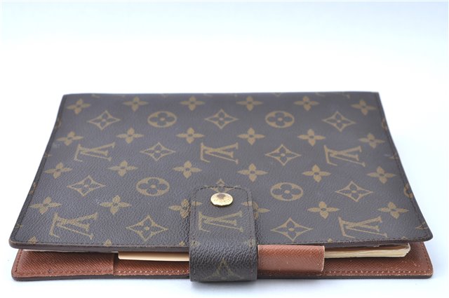 Authentic Louis Vuitton Monogram Agenda GM Day Planner Cover R20106 LV H9997