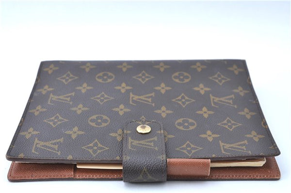 Authentic Louis Vuitton Monogram Agenda GM Day Planner Cover R20106 LV H9997