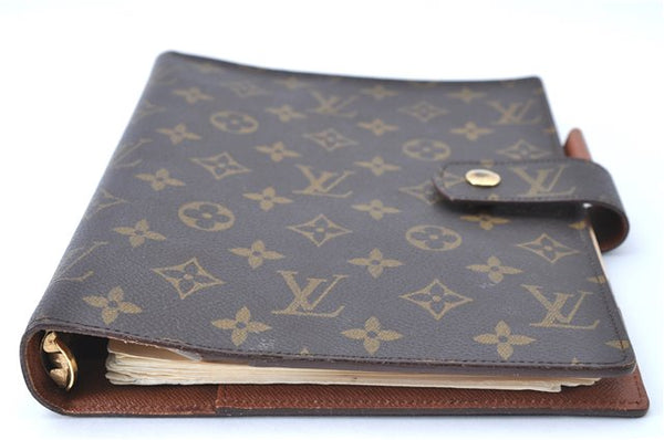 Authentic Louis Vuitton Monogram Agenda GM Day Planner Cover R20106 LV H9997