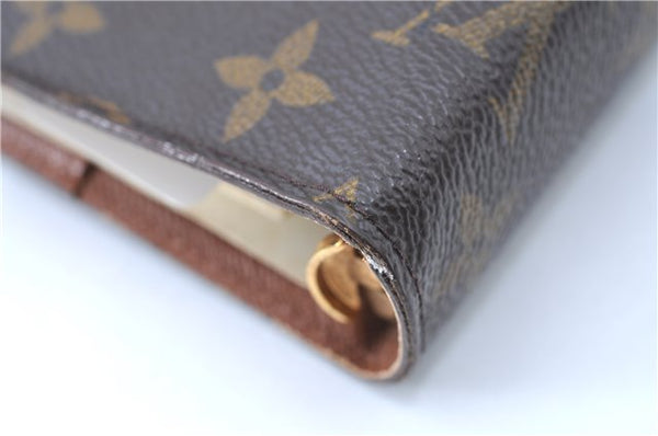 Authentic Louis Vuitton Monogram Agenda GM Day Planner Cover R20106 LV H9997