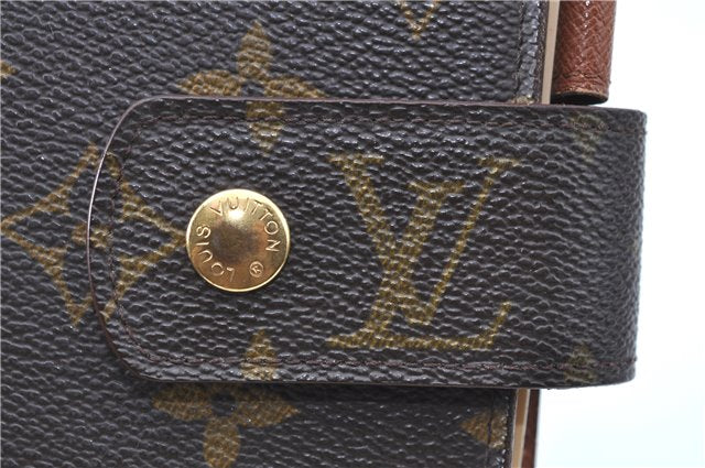 Authentic Louis Vuitton Monogram Agenda GM Day Planner Cover R20106 LV H9997