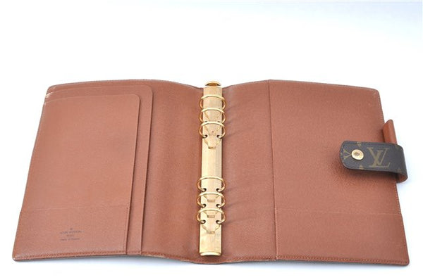 Authentic Louis Vuitton Monogram Agenda GM Day Planner Cover R20106 LV H9997