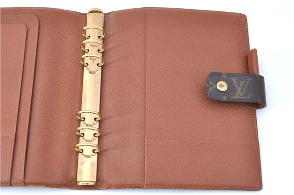 Authentic Louis Vuitton Monogram Agenda GM Day Planner Cover R20106 LV H9997
