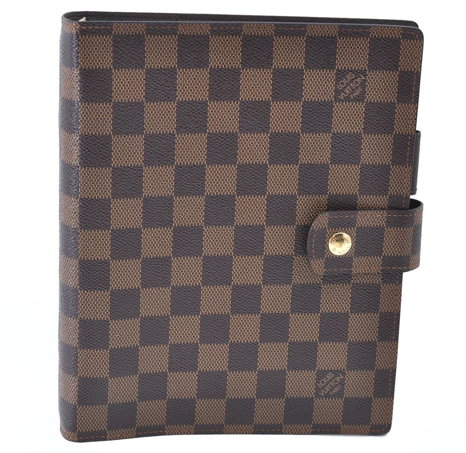 Authentic Louis Vuitton Damier Agenda GM Day Planner Cover R20009 LV H9998