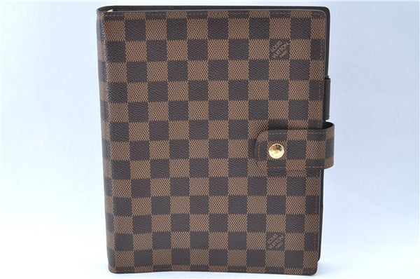 Authentic Louis Vuitton Damier Agenda GM Day Planner Cover R20009 LV H9998