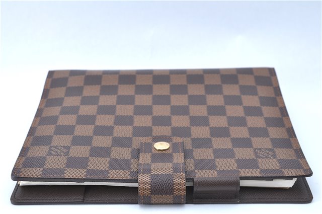 Authentic Louis Vuitton Damier Agenda GM Day Planner Cover R20009 LV H9998