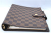 Authentic Louis Vuitton Damier Agenda GM Day Planner Cover R20009 LV H9998