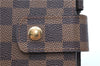 Authentic Louis Vuitton Damier Agenda GM Day Planner Cover R20009 LV H9998