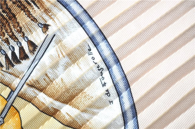 Authentic HERMES Pleats Scarf 