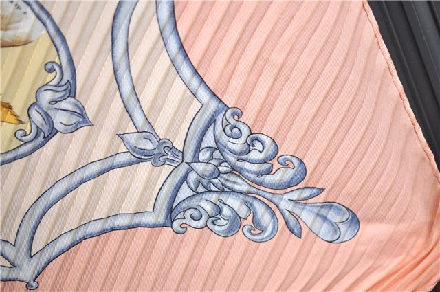 Authentic HERMES Pleats Scarf 