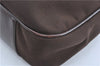 Authentic GUCCI Bamboo 2Way Shoulder Bag Nylon Leather 0011577 Brown  J0012