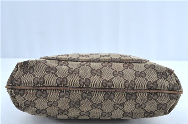 Authentic GUCCI Shoulder Cross Body Bag GG Canvas Leather 122793 Brown J0018