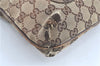 Authentic GUCCI Shoulder Cross Body Bag GG Canvas Leather 122793 Brown J0018