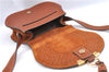 Authentic Chloe Mercie Shoulder Cross Body Purse Bag Suede Leather Brown J0026