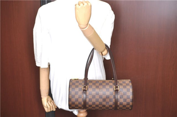 Authentic Louis Vuitton Damier Papillon 30 Hand Bag N51303 LV J0032