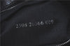 Authentic FENDI Mamma Baguette Shoulder Hand Bag Suede Leather Black J0035