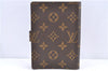 Authentic Louis Vuitton Monogram Agenda PM Day Planner Cover R20005 LV J0045