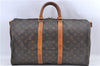 Auth Louis Vuitton Monogram Keepall Bandouliere 45 Boston Bag M41418 LV J0048