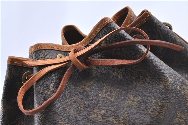 Authentic Louis Vuitton Monogram Petit Noe Shoulder Bag M42226 LV J0060