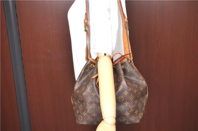 Authentic Louis Vuitton Monogram Petit Noe Shoulder Bag M42226 LV J0060