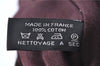 Authentic HERMES Fourre Tout PM Hand Tote Bag Canvas Black Bordeaux J0063