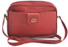 Authentic GUCCI Shoulder Cross Body Bag Purse GG Leather Red J0067